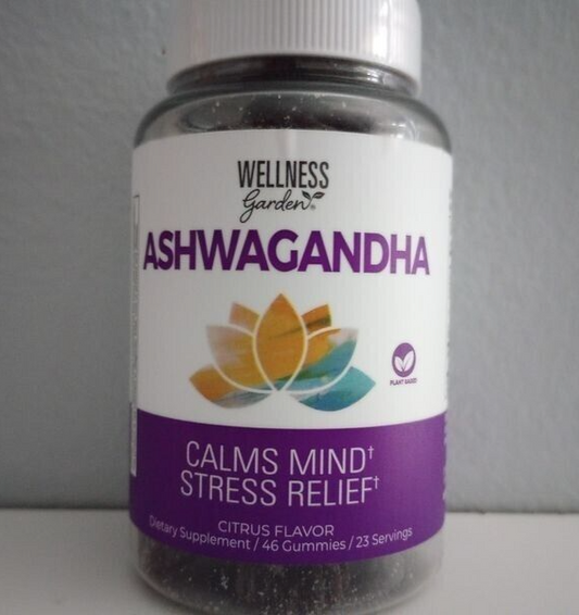 Wellness Garden® Ashwagandha Gummies - Calm Mind & Stress Relief Dietary Supplement by Wellness Garden®