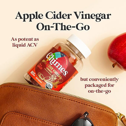 Chimes Apple Cider Vinegar Gummies + Ginger — Organic ACV Gummies